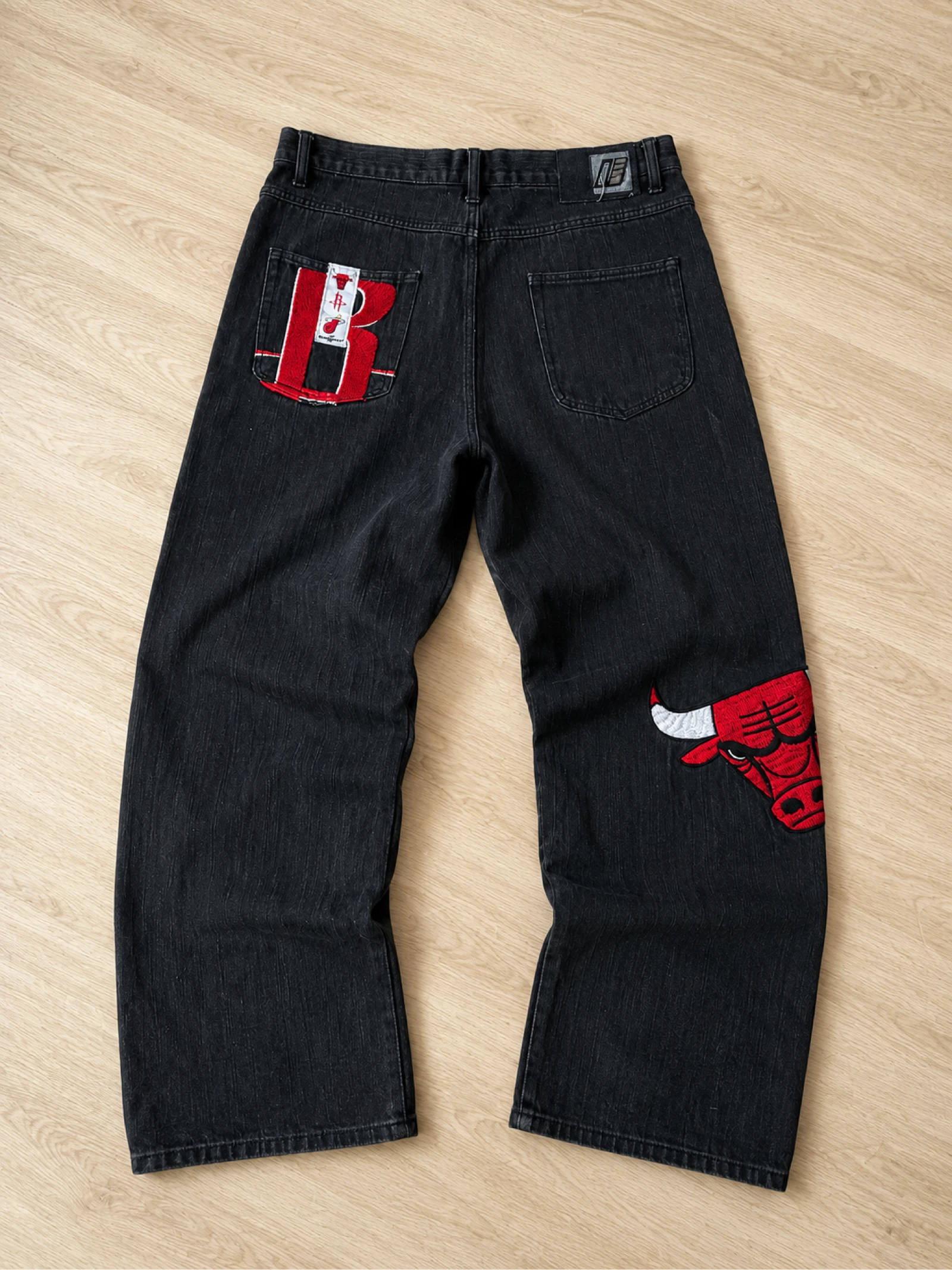 UNK Denim x NBA Miami Heat Jeans Baggy – photo 2